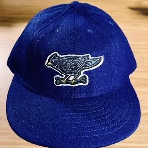 Ebbets Field Fitted Cap Size 7 1/4 | Blue Bird Logo